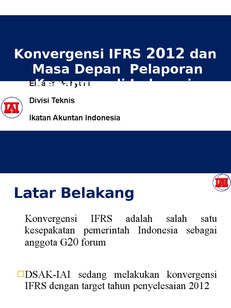 konvergensi ifrs
